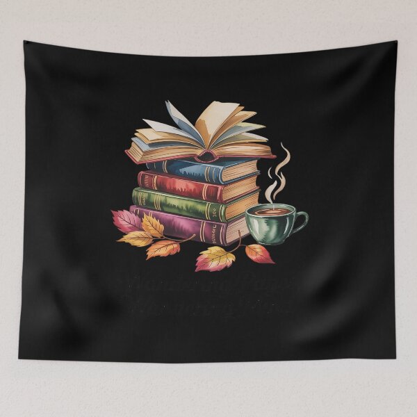 Item preview, Wandering pages, wandering mind, ADHD book lover designed and sold by Shannon Bosley.