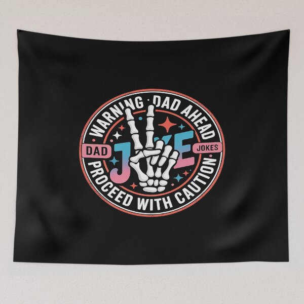 Item preview, Warning Dad Jokes Ahead Proceed With Caution designed and sold by Shannon Bosley.