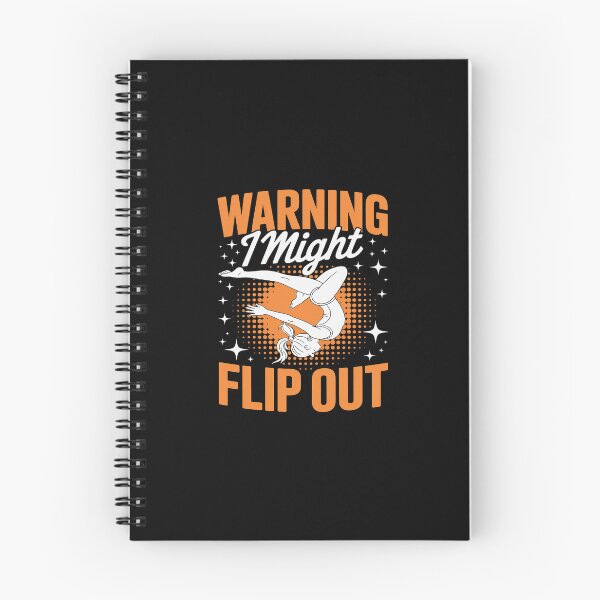 Item preview, Warning I Might Flip Out Gymnast Girl Tumbling Gymnastics designed and sold by Shannon Bosley.