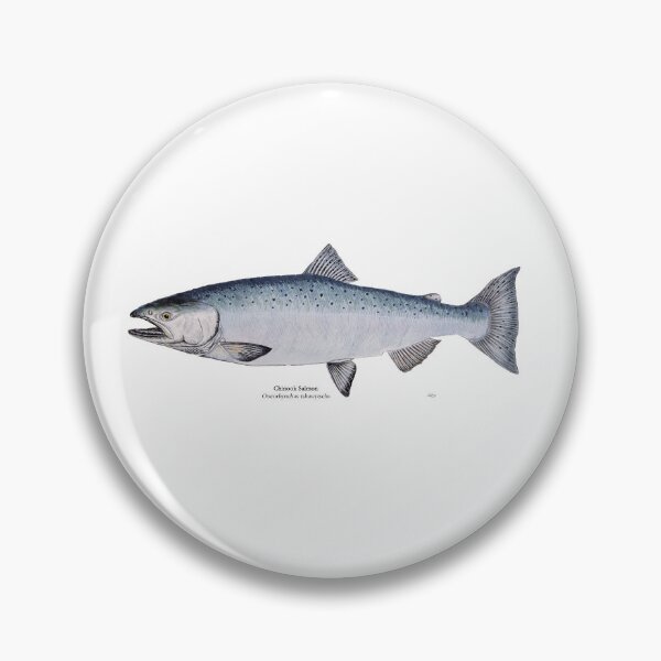 Item preview, Chinook Salmon Painting designed and sold by Stephen Emms.