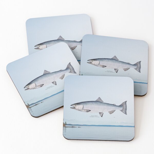 Item preview, Chinook Salmon Painting designed and sold by Stephen Emms.