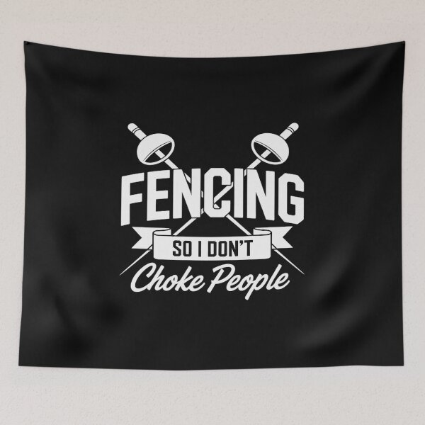 Item preview, Fencing So I Don't Choke People Funny Fencing Fencer designed and sold by TAYLOROUSDALE.