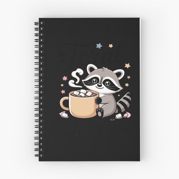 Item preview, Feral Before Coffee Funny Feral Raccoon designed and sold by VladimiaPutin.