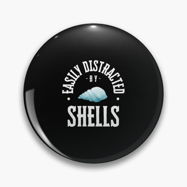 Item preview, Easily Distracted By Shells Funny Seashell Lovers designed and sold by malhanasbih.