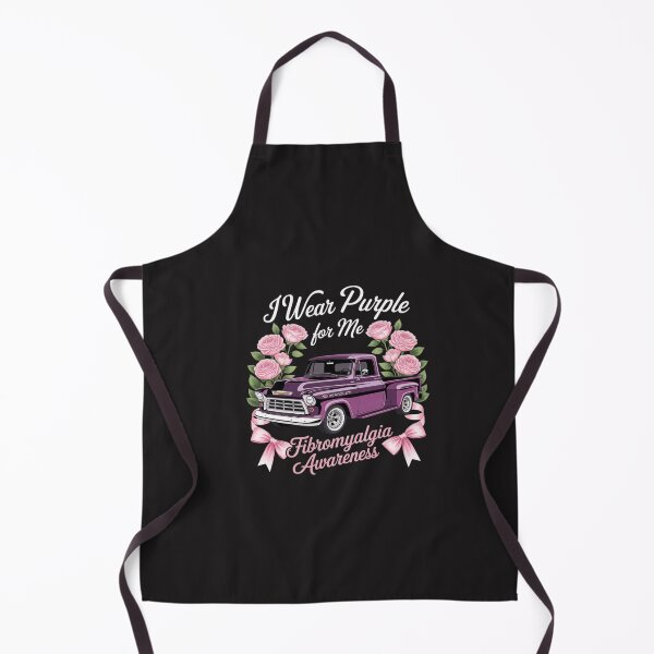 Item preview, Fibromyalgia Awareness Floral Truck Purple Ribbon designed and sold by VladimiaPutin.