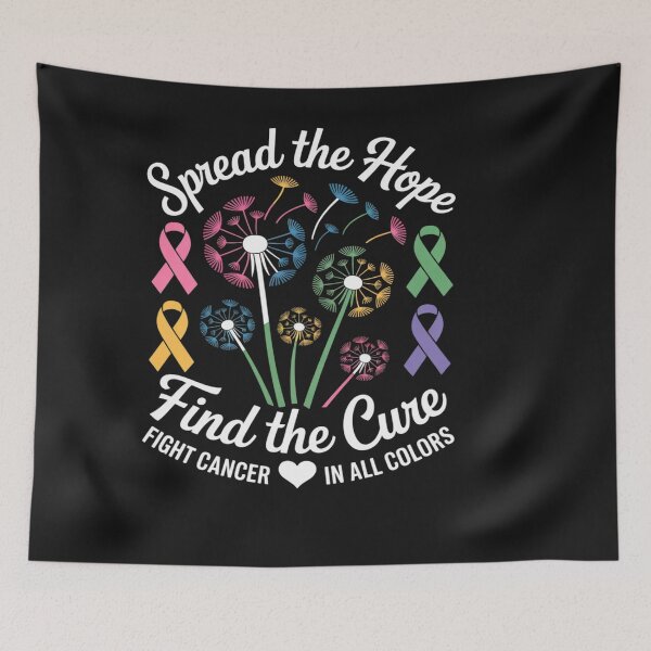 Item preview, Fight Cancer In All And Every Color Ribbons Dandelion Flower designed and sold by VladimiaPutin.