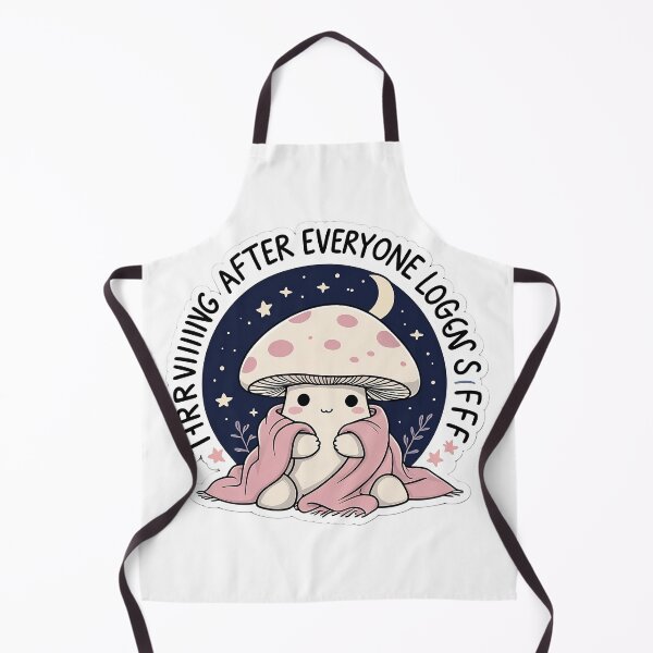 Item preview, Thriving after everyone logs off | cute mushroom | designed and sold by Classy-Artist.