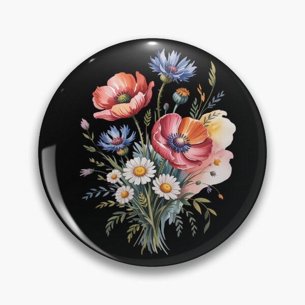 Item preview, Watercolor Wildflower Bouquet Artistic Floral designed and sold by Shannon Bosley.