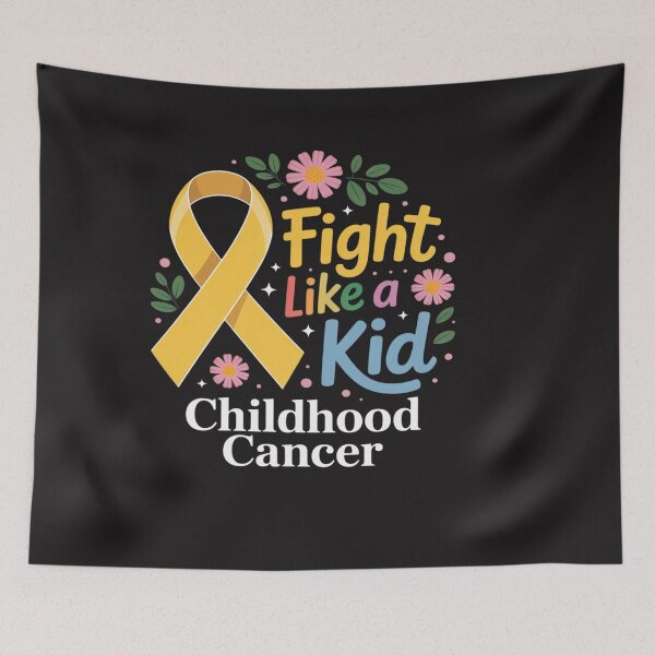 Item preview, Fights Like A Kid Childhood Cancer Awareness designed and sold by VladimiaPutin.