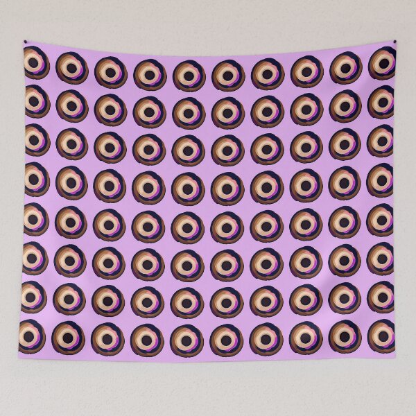 Item preview, Cute Donut Seamless Pattern on Pastel Pink designed and sold by UniqueDesign751.