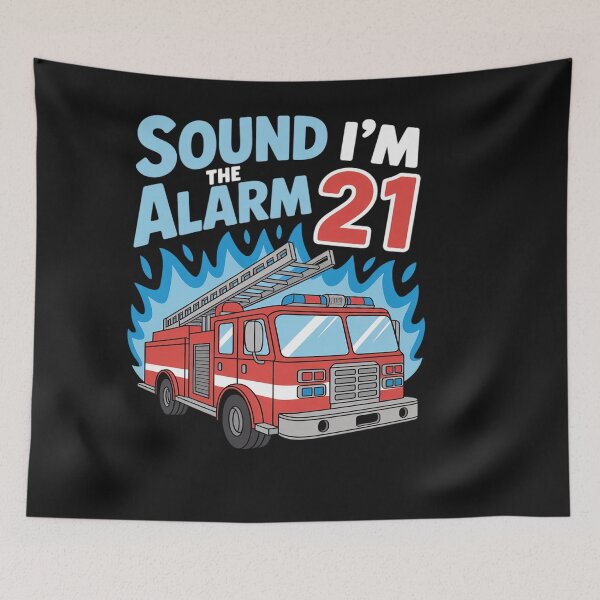 Item preview, Firetruck 21st Birthday Fireman Fire Truck Boys designed and sold by VladimiaPutin.