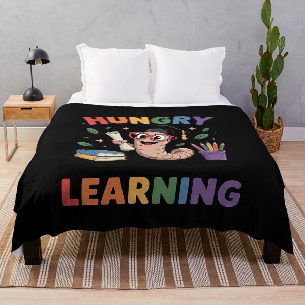 Item preview, We Are Hungry For Learning Funny Back To School designed and sold by Shannon Bosley.