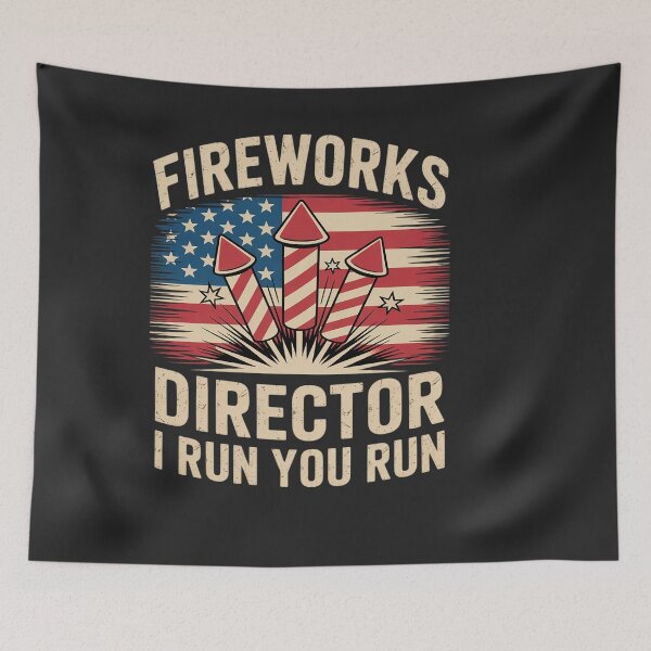 Item preview, Fireworks Director I Run You Run Funny 4th of July designed and sold by VladimiaPutin.
