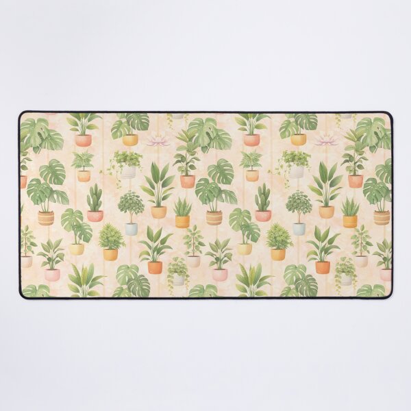 Item preview, houseplant pattern with potted indoor plants designed and sold by juthamas8426.
