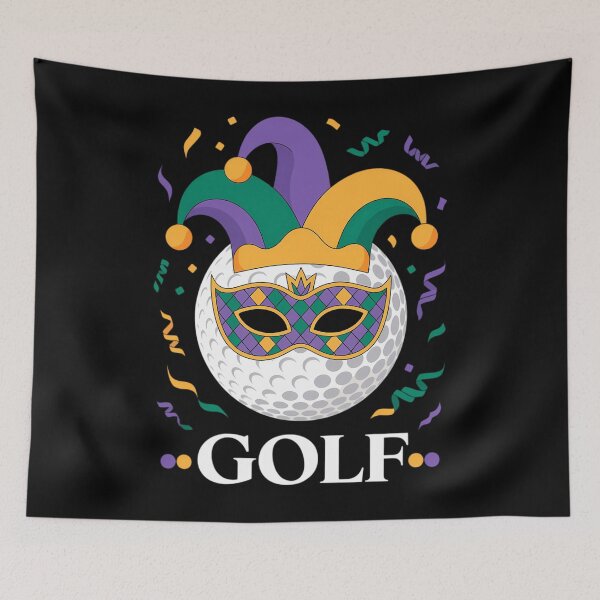 Artikelvorschau, Karneval-Golf-Karneval-Jester-Hut-Golf-Liebhaber entworfen und verkauft von Morphologiona.