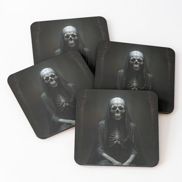 Item preview, Lady of Eternal Shadows Santa Muerte designed and sold by AliceWhiteDF.