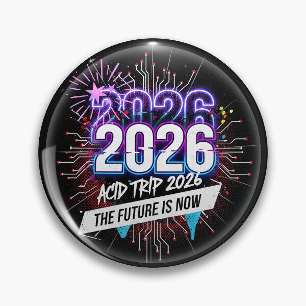 Artikelvorschau, Acid Trip 2026 Cyberpunk Neon Future Art entworfen und verkauft von GrafTeesLab.
