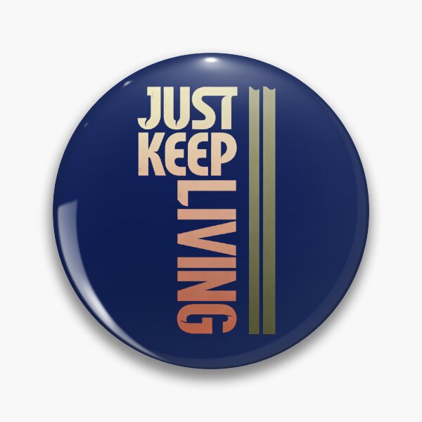 Item preview, Just Keep Living – Minimal Streetwear Typography Design designed and sold by Maximilianos.