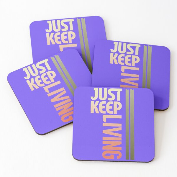Item preview, Just Keep Living – Minimal Streetwear Typography Design designed and sold by Maximilianos.