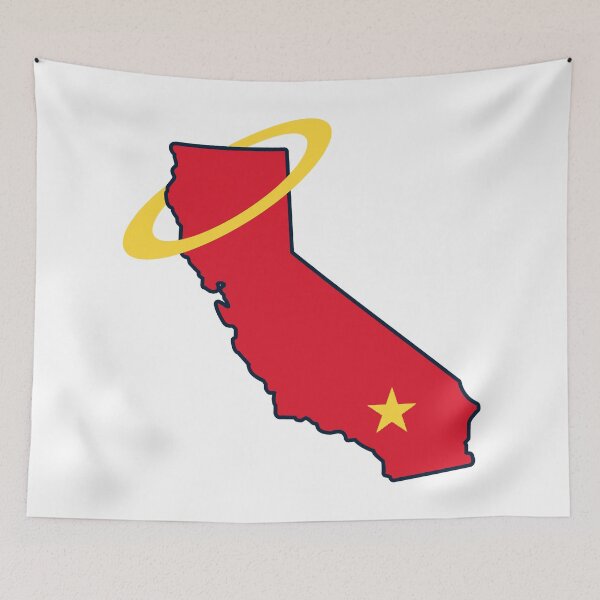 Item preview, Red Map with Yellow Star and Circle on Top designed and sold by maulanaansyh.