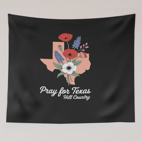 Item preview, Floral Pray For Texas Hill Country Support Texas Strong 2025 designed and sold by VladimiaPutin.