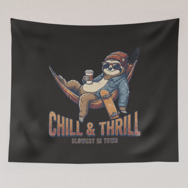 Item preview, Adrenaline in Slow Motion: The Urban Sloth’s Creed designed and sold by AwesomeBeyondLimits.