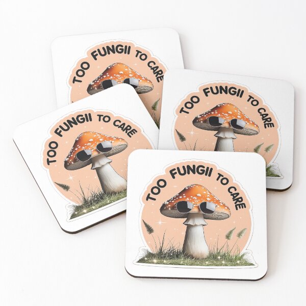 Item preview, Too fungii to care | Thriving after everyone logs off | cute mushroom | designed and sold by Classy-Artist.