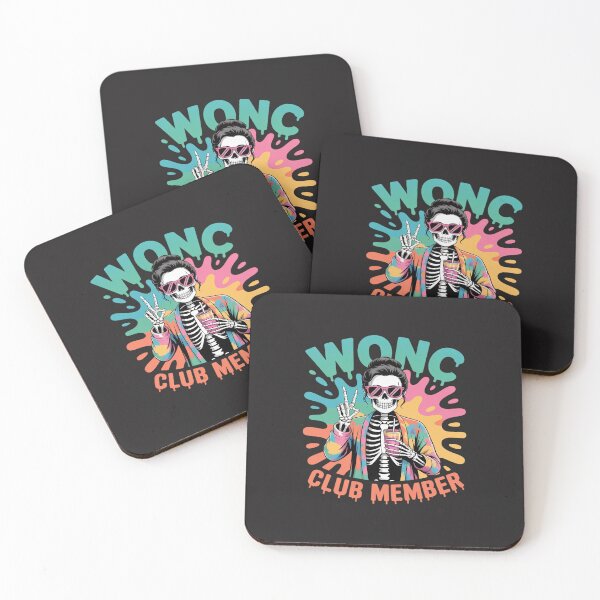 Item preview, Floral WDNC We Do Not Care Club Skeleton Girl designed and sold by TAYLOROUSDALE.