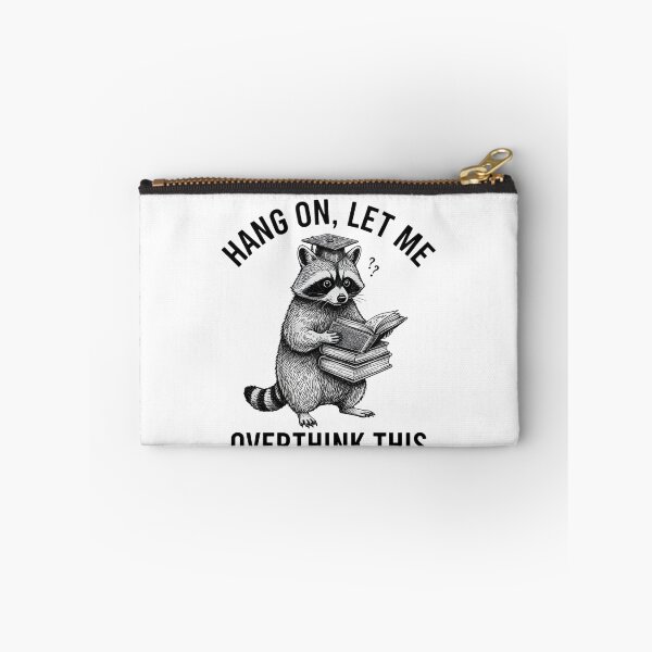 Item preview, Hang On Let Me Overthink This T-shirt, Sarcastic Raccoon Meme Gift designed and sold by THREE LITTLE BEANS.