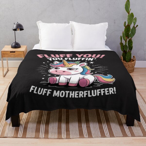 Item preview, Fluff You You Fluffin' Fluff Motherfluffer Funny Unicorn designed and sold by TAYLOROUSDALE.