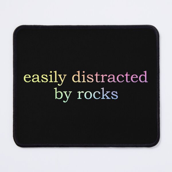 Item preview, Easily Distracted by Rocks – Funny Geology Lover Science Gift designed and sold by ScienceCorner.