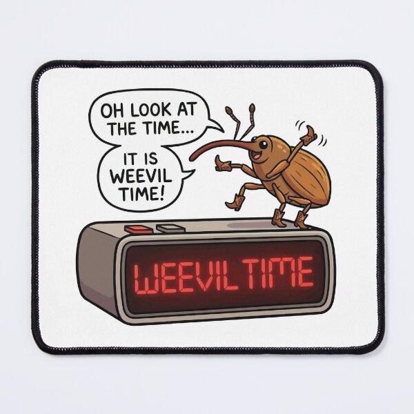 Item preview, It Is Time Weevil Meme - Funny Snoots and Boots Insect designed and sold by Petzzz.