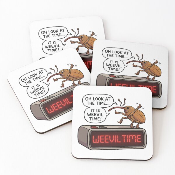 Item preview, It Is Time Weevil Meme - Funny Snoots and Boots Insect designed and sold by Petzzz.