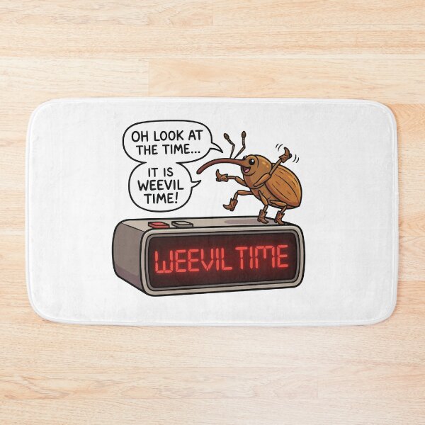 Item preview, It Is Time Weevil Meme - Funny Snoots and Boots Insect designed and sold by Petzzz.