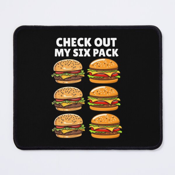 Item preview, Checkout my six pack funny burger art  designed and sold by Thread&Fable.