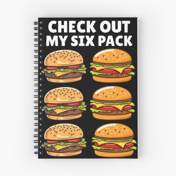 Item preview, Checkout my six pack funny burger art  designed and sold by Thread&Fable.