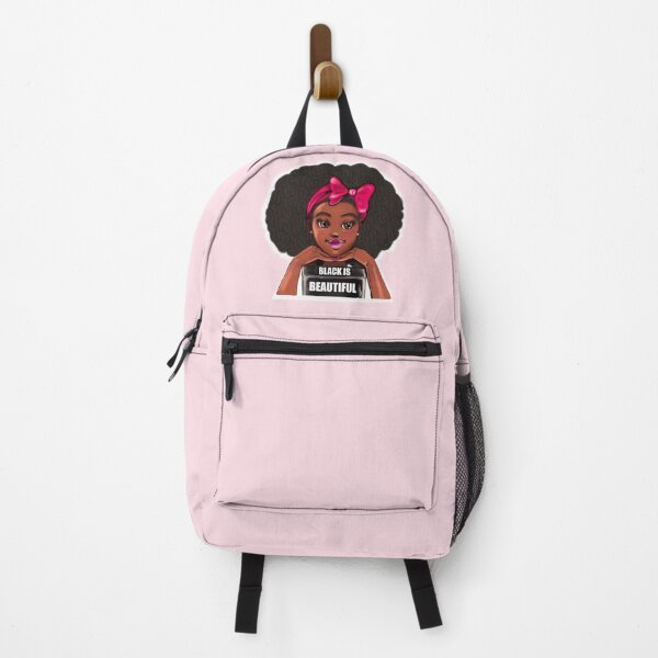 Item preview, Pink bow coquette girly aesthetic - black girl with Afro hair designed and sold by Artonmytee.