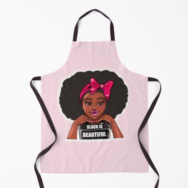 Item preview, Pink bow coquette girly aesthetic - black girl with Afro hair designed and sold by Artonmytee.