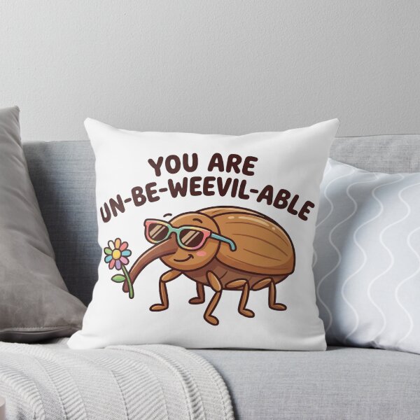 Item preview, Unbeweevilable - Cute Punny Weevil Positive Affirmation designed and sold by Petzzz.