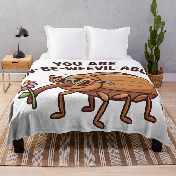 Item preview, Unbeweevilable - Cute Punny Weevil Positive Affirmation designed and sold by Petzzz.
