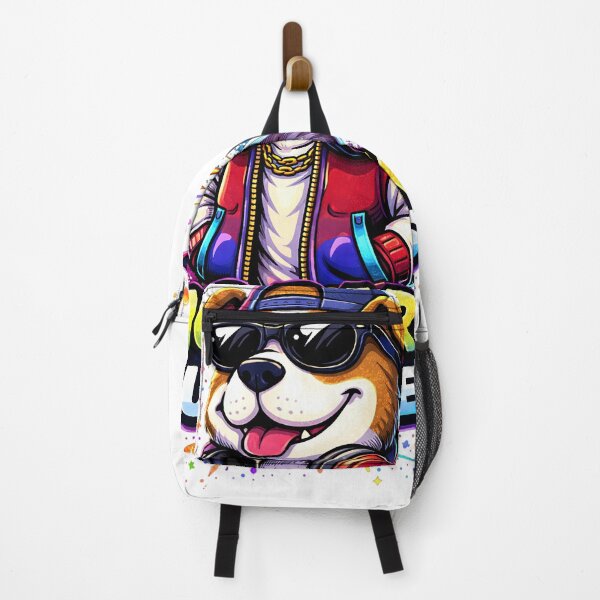 Item preview, No Bark, Just Vibes — Cool Streetwear Dog with Headphones | Urban Style Design designed and sold by SoulenCify.