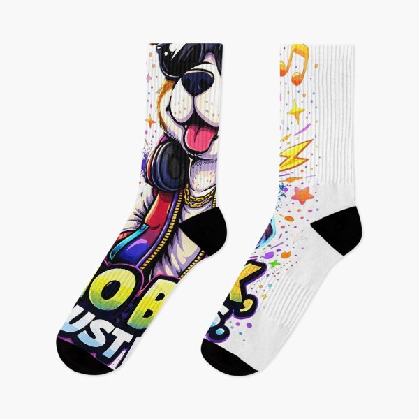 Item preview, No Bark, Just Vibes — Cool Streetwear Dog with Headphones | Urban Style Design designed and sold by SoulenCify.