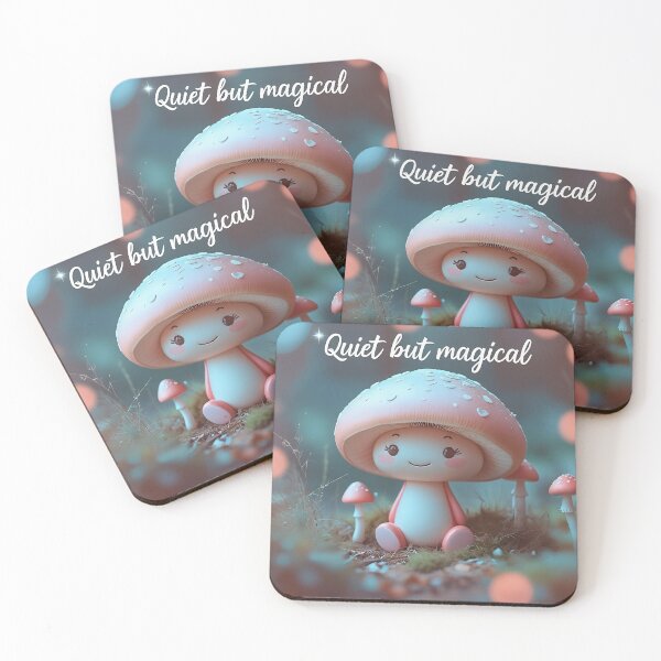 Item preview, quite but magical | Thriving after everyone logs off | cute mushroom | designed and sold by Classy-Artist.
