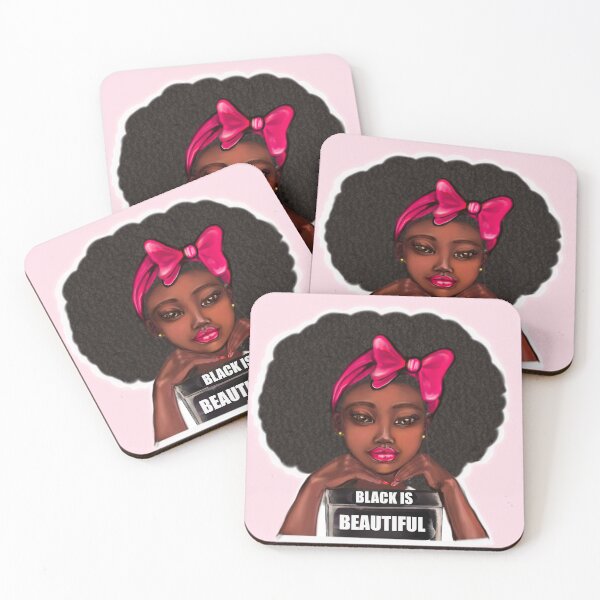 Item preview, Melanin queen in pink bow - preppy coquette soft girl aesthetic designed and sold by Artonmytee.