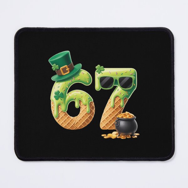 Item preview, 67 Six Seven Shamrock Funny St Patrick’s Day designed and sold by Morphologiona.