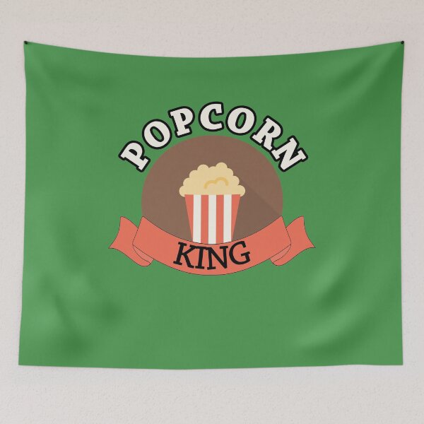 Item preview, Popcorn King Funny Food T-Shirt designed and sold by trendo.