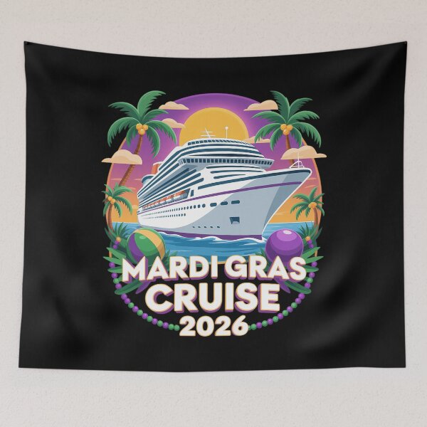 Item preview, Mardi Gras Cruise Crew 2026 Family Matching Trip New Orleans designed and sold by Morphologiona.