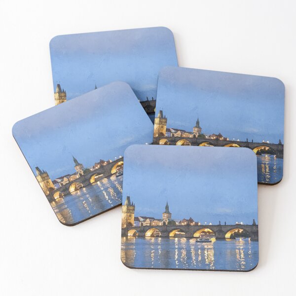 Item preview, Prague Twilight Over the Vltava designed and sold by Banal25.