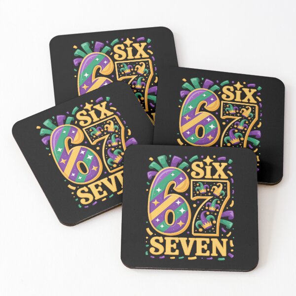 Item preview, Mardi Gras 6 7 Six Seven Meme Carnival New Orleans Festival designed and sold by Morphologiona.