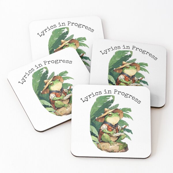 Item preview, Poet Frog - Writing Song Lyrics in the Forest designed and sold by HiruK.